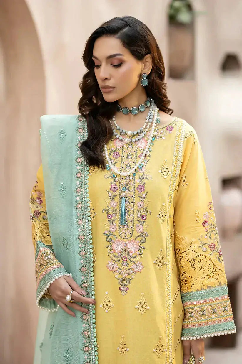 Imrozia Premium | Gulposh Luxury Lawn 24 | S.L 44 Zaira - Pakistani Designer Dress - by Imrozia Premium | Type: Luxury - 100% Original at Saira Sultan