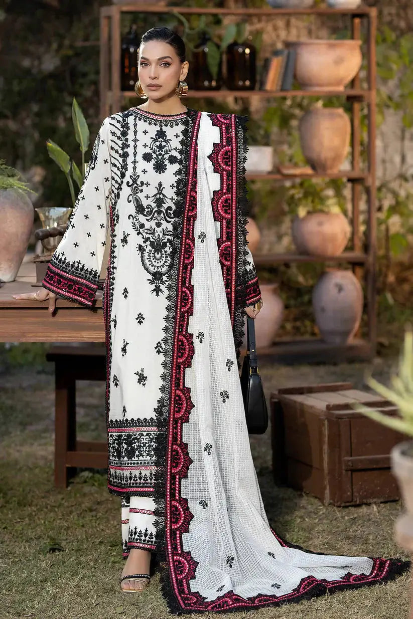 Imrozia Premium | Gulposh Luxury Lawn 24 | S.L 45 Karima - Pakistani Designer Dress - by Imrozia Premium | Type: Luxury - 100% Original at Saira Sultan