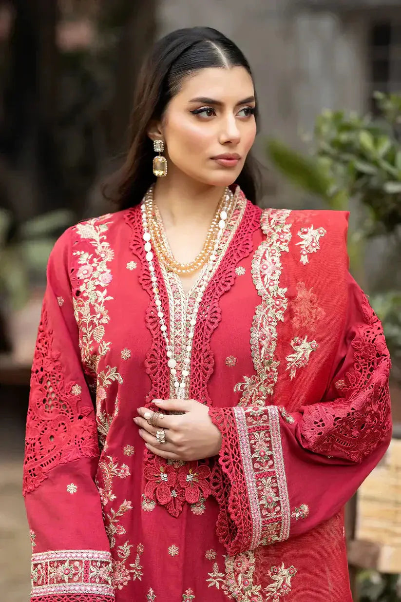 Imrozia Premium | Gulposh Luxury Lawn 24 | S.L 46 Amal - Pakistani Designer Dress - by Imrozia Premium | Type: Luxury - 100% Original at Saira Sultan