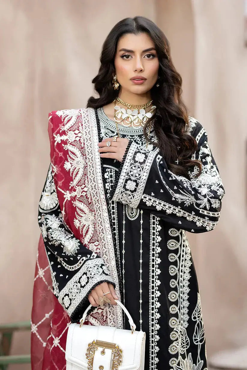 Imrozia Premium | Gulposh Luxury Lawn 24 | S.L 48 Aafia - Pakistani Designer Dress - by Imrozia Premium | Type: Luxury - 100% Original at Saira Sultan
