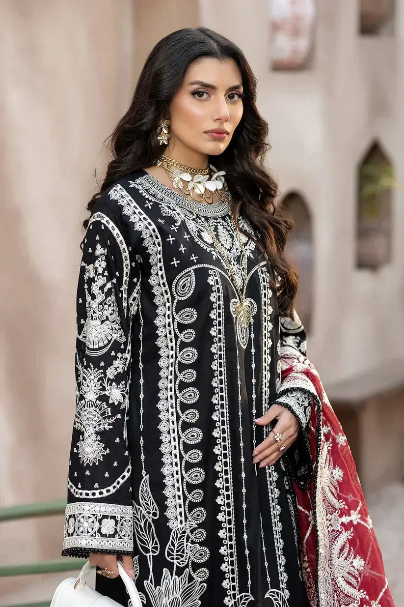 Imrozia Premium | Gulposh Luxury Lawn 24 | S.L 48 Aafia - Pakistani Designer Dress - by Imrozia Premium | Type: Luxury - 100% Original at Saira Sultan