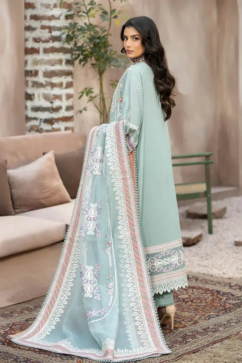 Imrozia Premium | Gulposh Luxury Lawn 24 | S.L 49 Mirha - Pakistani Designer Dress - by Imrozia Premium | Type: Luxury - 100% Original at Saira Sultan