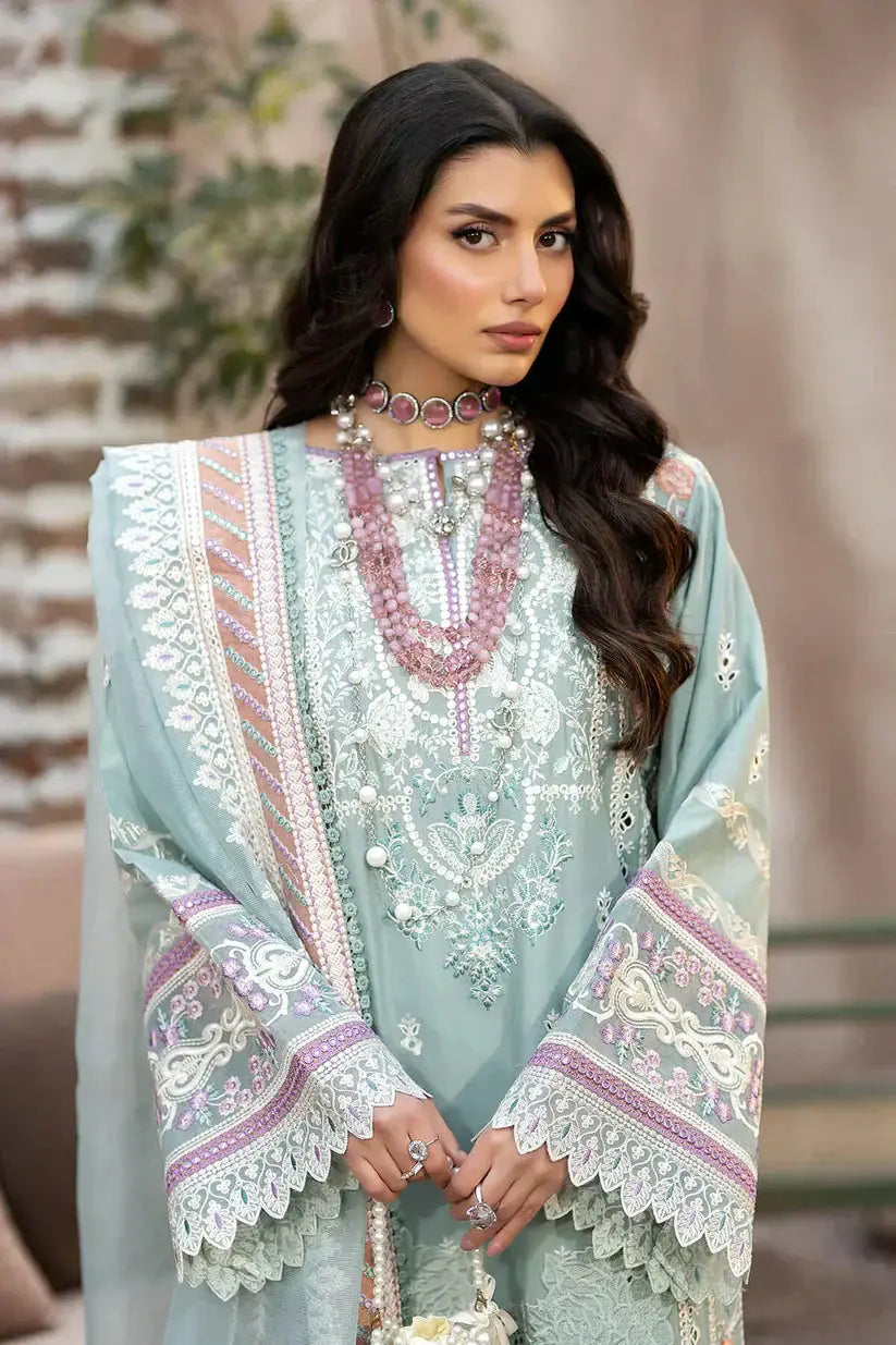 Imrozia Premium | Gulposh Luxury Lawn 24 | S.L 49 Mirha - Pakistani Designer Dress - by Imrozia Premium | Type: Luxury - 100% Original at Saira Sultan