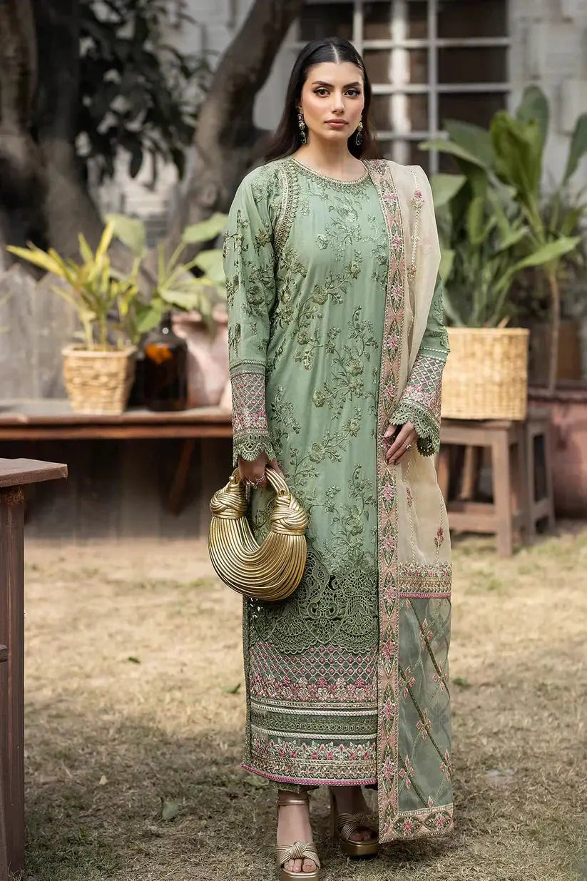 Imrozia Premium | Gulposh Luxury Lawn 24 | S.L 51 Amaani - Pakistani Designer Dress - by Imrozia Premium | Type: Luxury - 100% Original at Saira Sultan