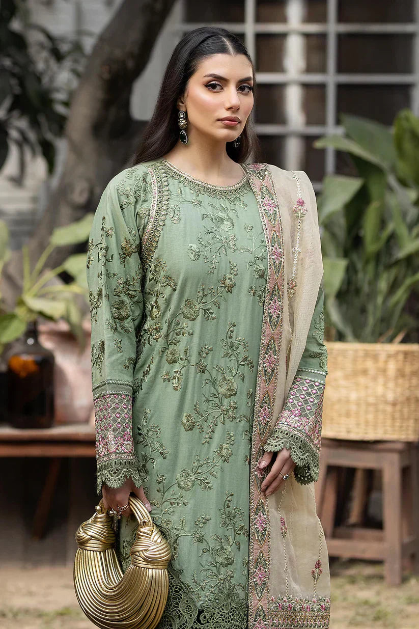 Imrozia Premium | Gulposh Luxury Lawn 24 | S.L 51 Amaani - Pakistani Designer Dress - by Imrozia Premium | Type: Luxury - 100% Original at Saira Sultan