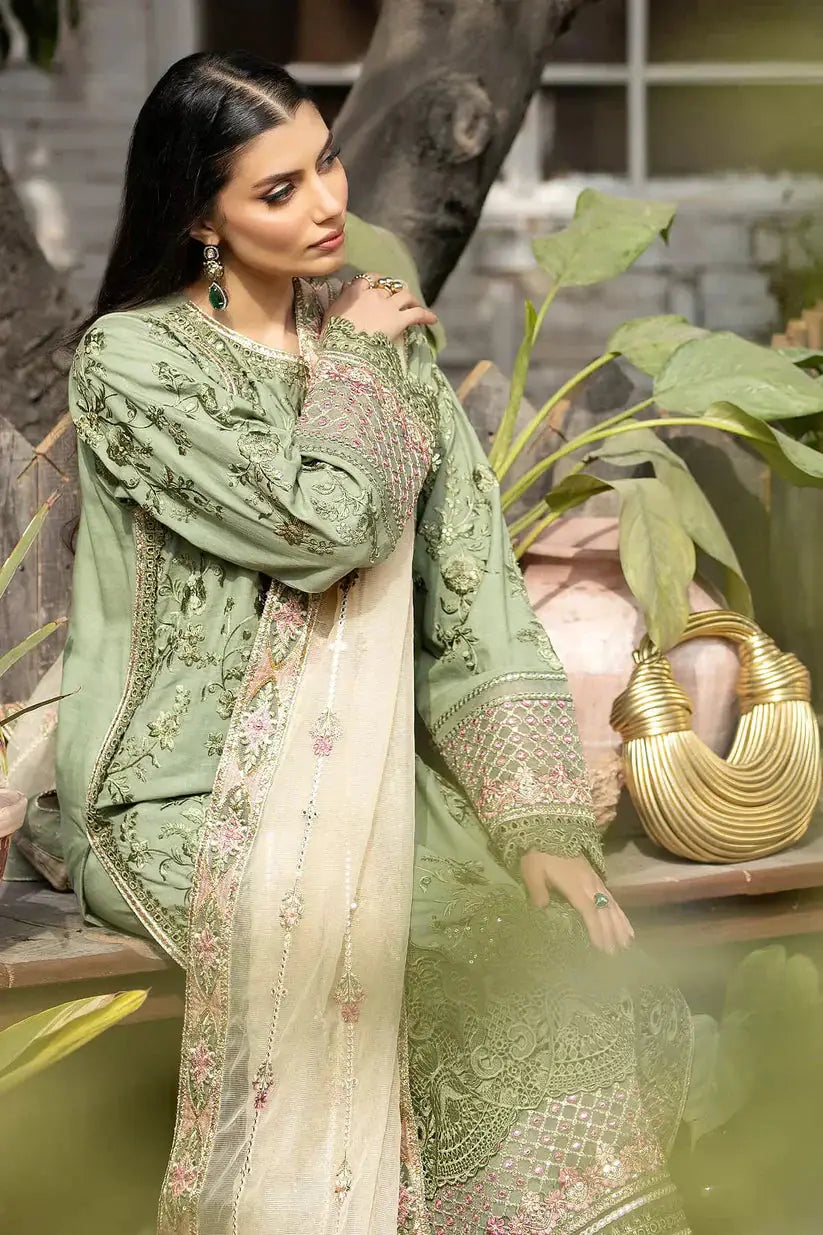 Imrozia Premium | Gulposh Luxury Lawn 24 | S.L 51 Amaani - Pakistani Designer Dress - by Imrozia Premium | Type: Luxury - 100% Original at Saira Sultan