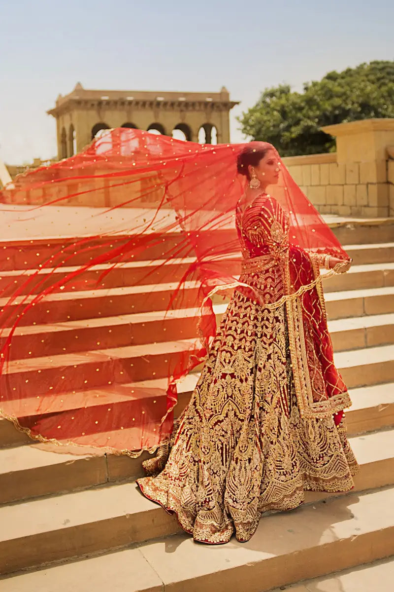Erum Khan | Jahan Wedding 23 | Laila - Pakistani Designer Dress - by Erum Khan | Type: Bridal - 100% Original at Saira Sultan