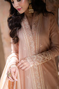 Azure | Ensembles Embroidered Formals | Ivory Whisper M Pink Chiffon