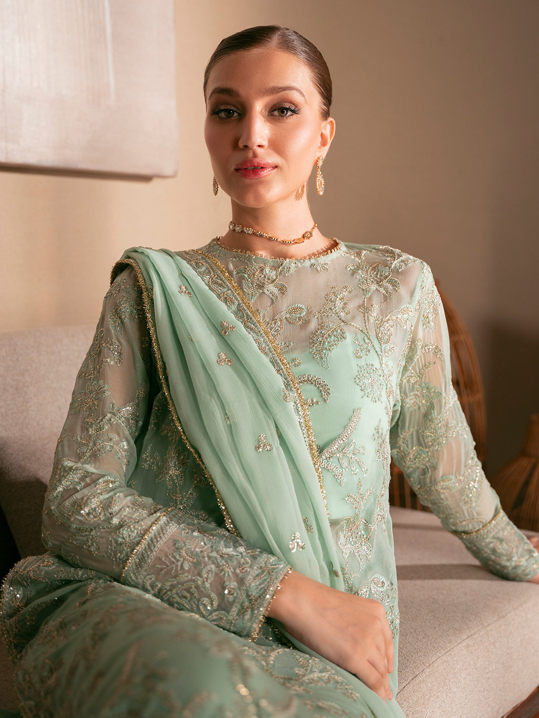 Izel | Stardust Luxury Collection | SLC-008-Nyra - Pakistani Designer Dress - by Izel | Type: Ladies Clothes - 100% Original at Saira Sultan