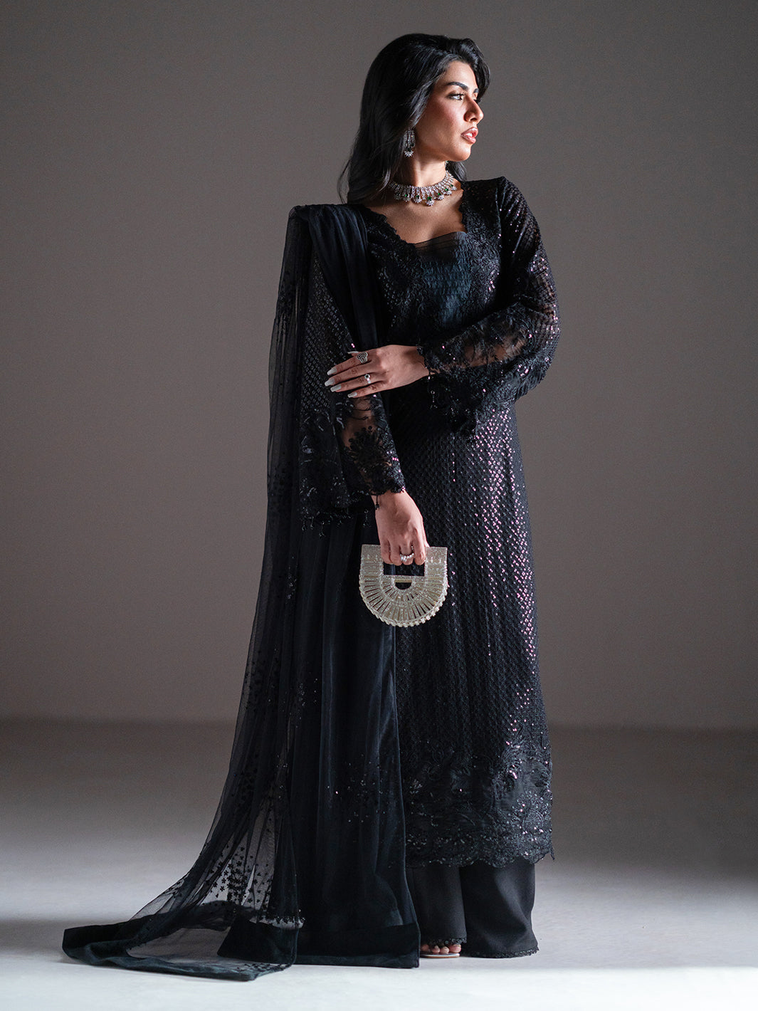 Izel | Stardust Luxury Collection | SLC-014-Zelie - Pakistani Designer Dress - by Izel | Type: Ladies Clothes - 100% Original at Saira Sultan