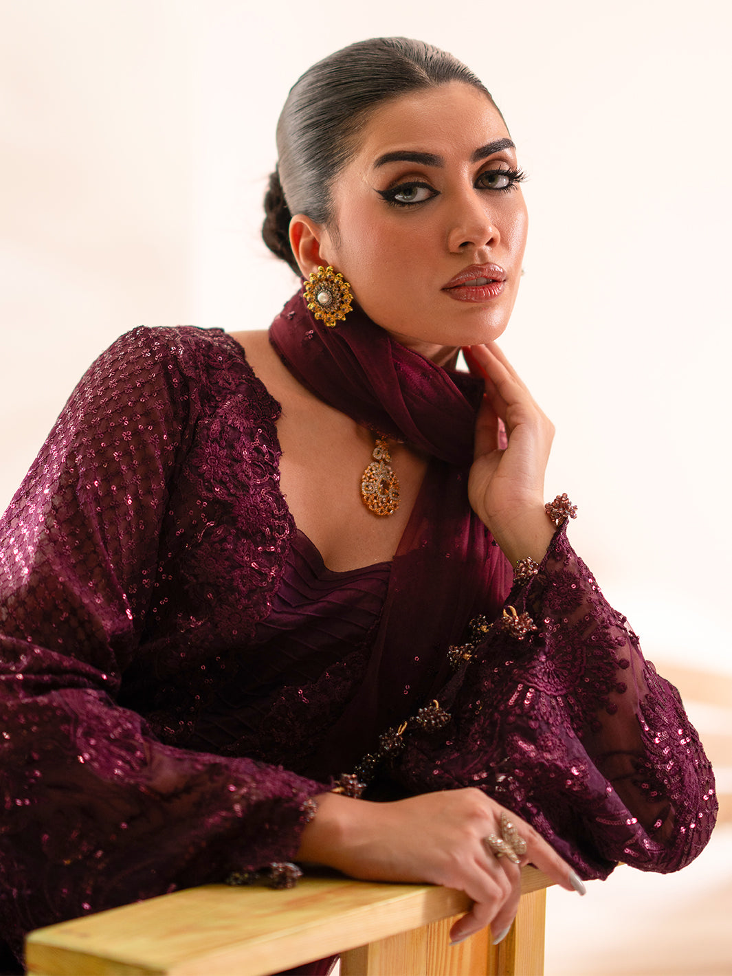 Izel | Stardust Luxury Collection | SLC-015-Elma - Pakistani Designer Dress - by Izel | Type: Ladies Clothes - 100% Original at Saira Sultan