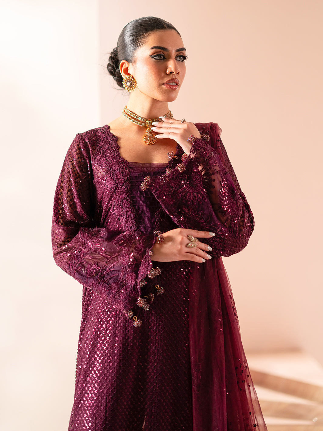 Izel | Stardust Luxury Collection | SLC-015-Elma - Pakistani Designer Dress - by Izel | Type: Ladies Clothes - 100% Original at Saira Sultan