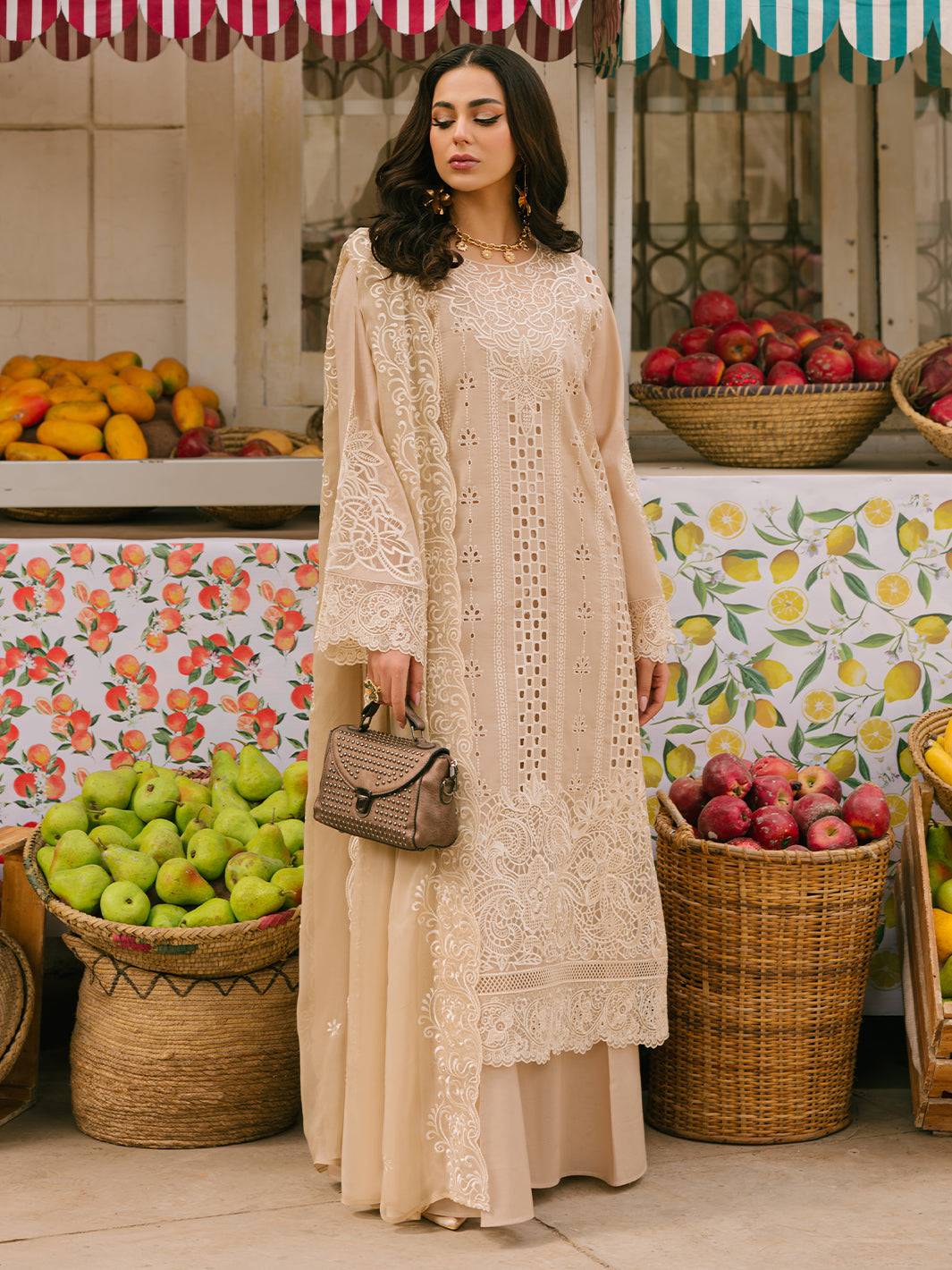 Mahnur | Mahrukh Eid Edit 24 | JADE ELEGANCE - Pakistani Designer Dress - by Mahnur | Type: Luxury - 100% Original at Saira Sultan