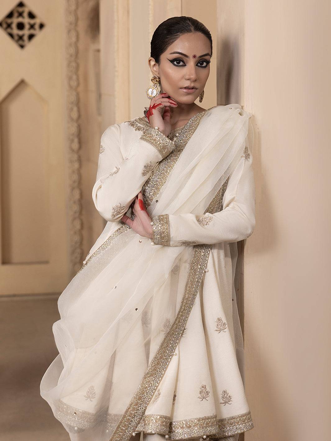 Hem Stitch | Raw Silk Edit 25 | Jahanara - Pakistani Designer Dress - by Hemstitch | Type: Ladies Clothes - 100% Original at Saira Sultan
