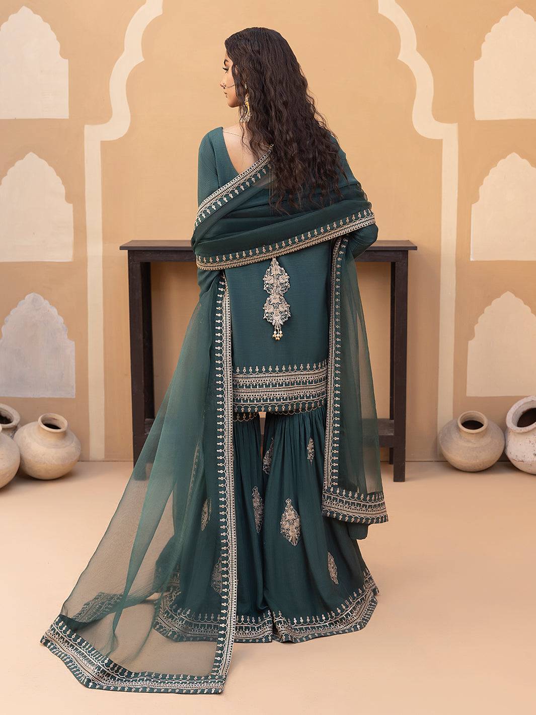 Hem Stitch | Raw Silk Edit 25 | Jasmine - Pakistani Designer Dress - by Hemstitch | Type: Ladies Clothes - 100% Original at Saira Sultan
