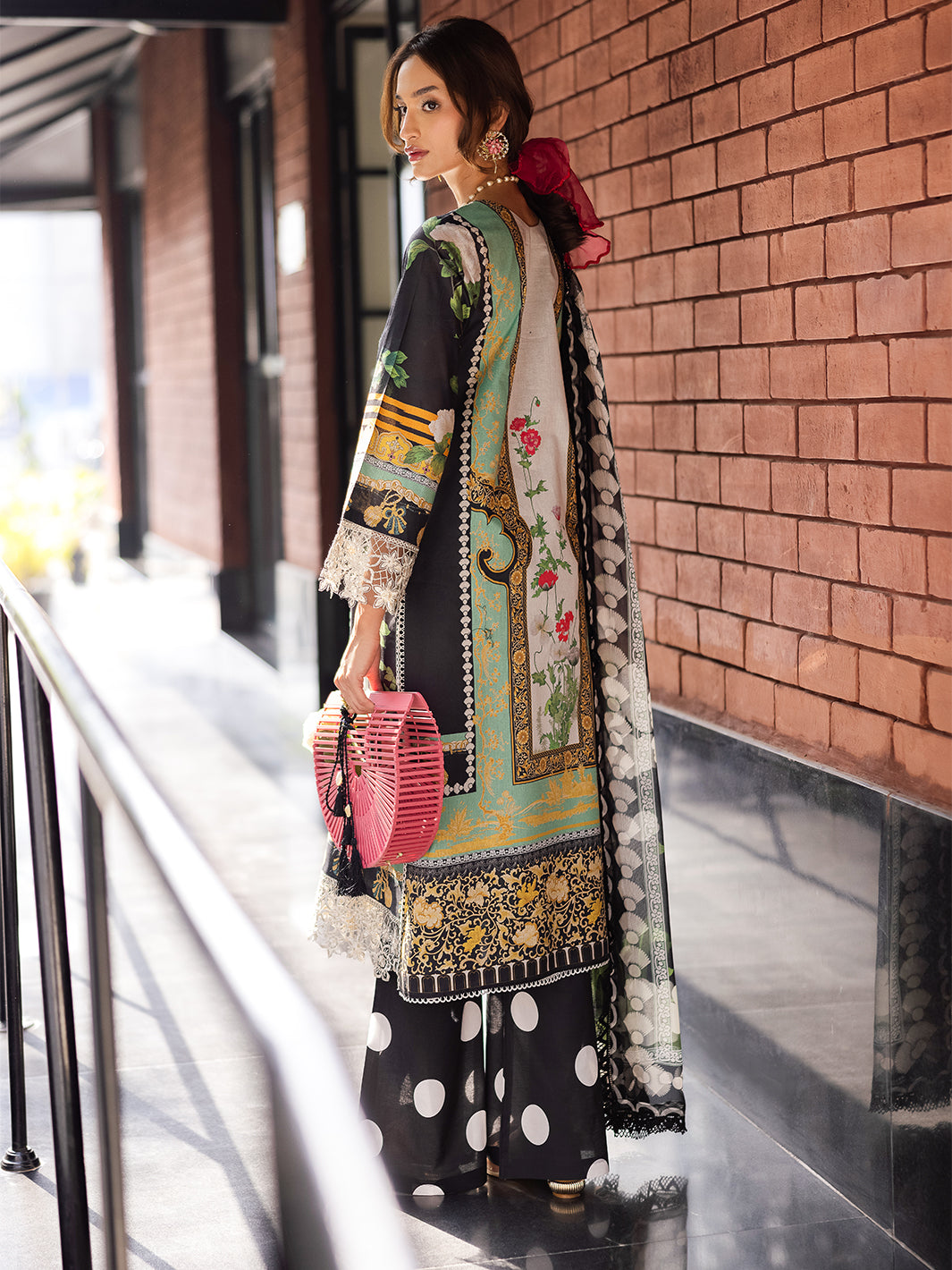 Mahnur | After Hours Luxury Lawn 25 | Jellybean Joy XS Black Lawn