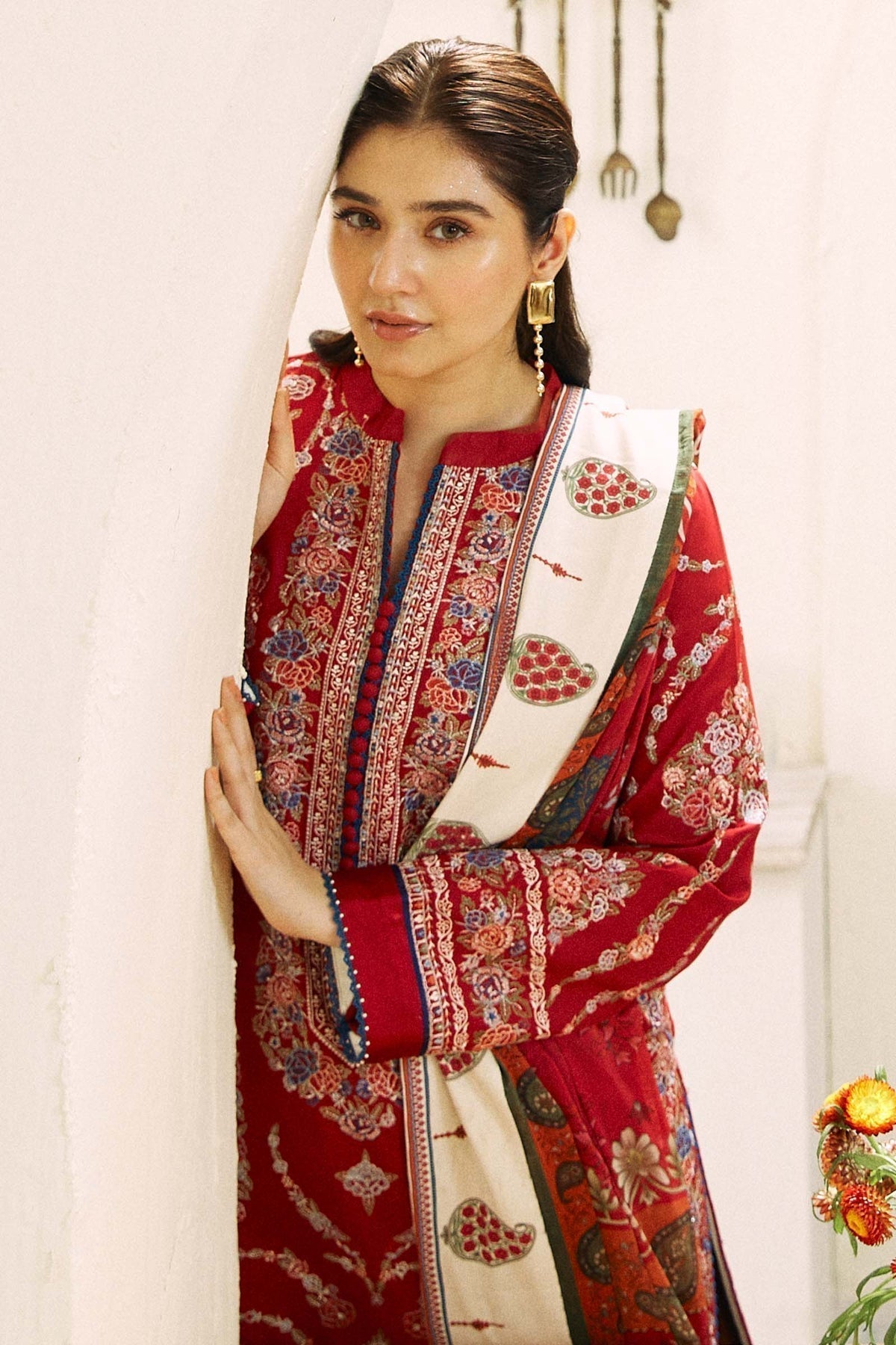 Zara Shahjahan | Coco Lawn Eid Edit 24 | KASHMIR KALI-D3 - Pakistani Designer Dress - by Zara Shahjahan | Type: Luxury - 100% Original at Saira Sultan