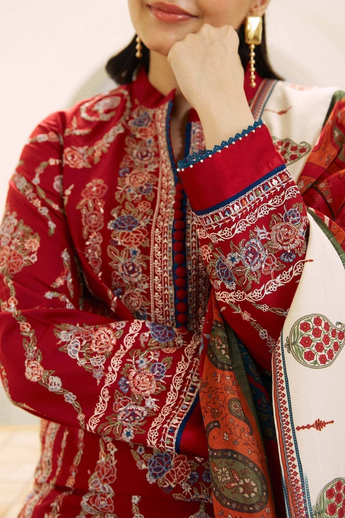 Zara Shahjahan | Coco Lawn Eid Edit 24 | KASHMIR KALI-D3 - Pakistani Designer Dress - by Zara Shahjahan | Type: Luxury - 100% Original at Saira Sultan
