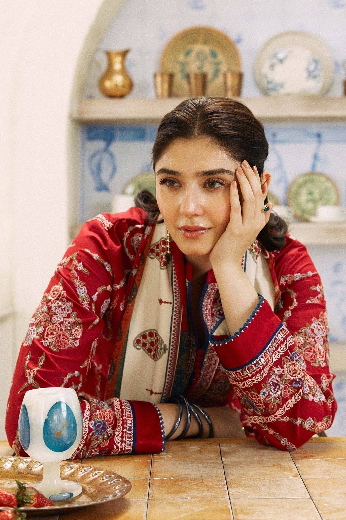 Zara Shahjahan | Coco Lawn Eid Edit 24 | KASHMIR KALI-D3 - Pakistani Designer Dress - by Zara Shahjahan | Type: Luxury - 100% Original at Saira Sultan