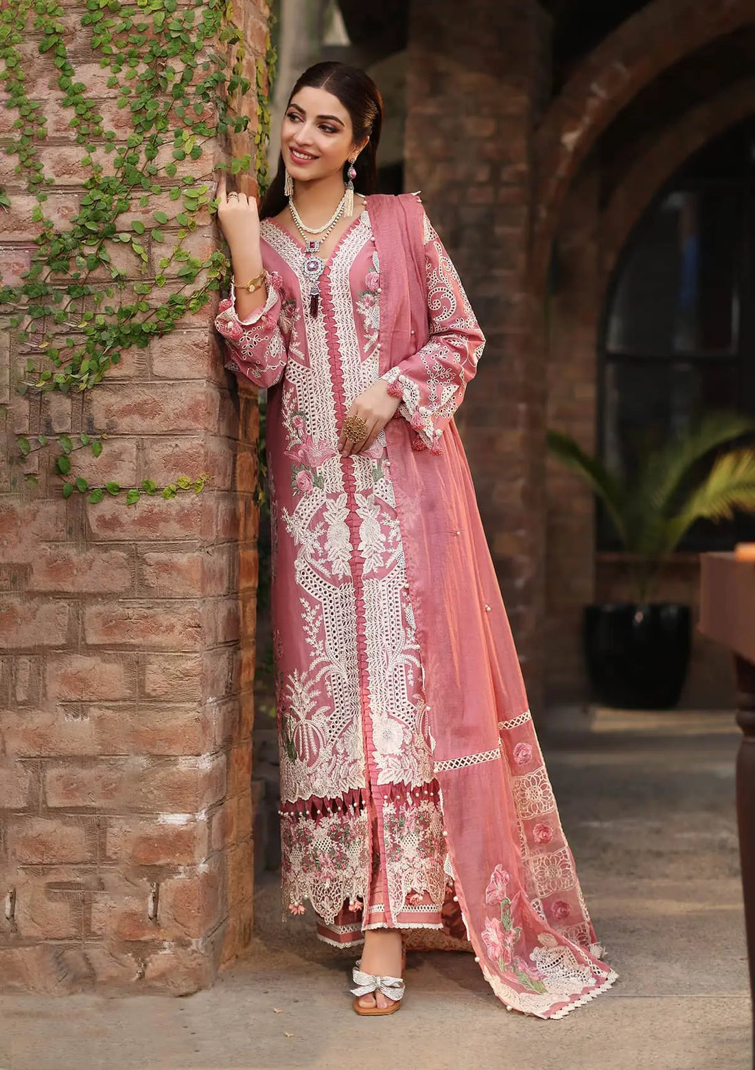 Kahf Premium | Festive Lawn 24 | KFL-13 ZEB -  Kahf Premium Luxury -  Saira Sultan