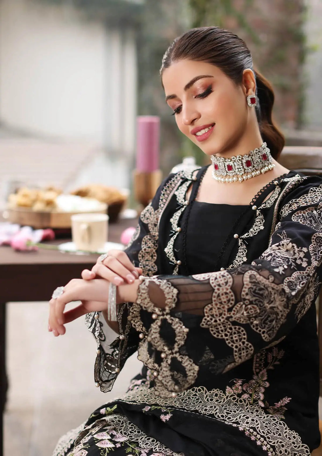 Kahf Premium | Festive Lawn 24 | KFL-06 NOOR -  Kahf Premium Luxury -  Saira Sultan