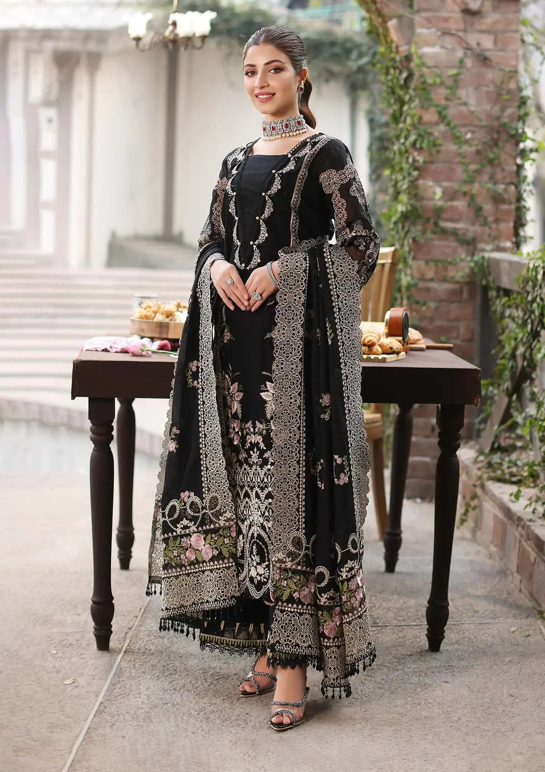 Kahf Premium | Festive Lawn 24 | KFL-06 NOOR -  Kahf Premium Luxury -  Saira Sultan