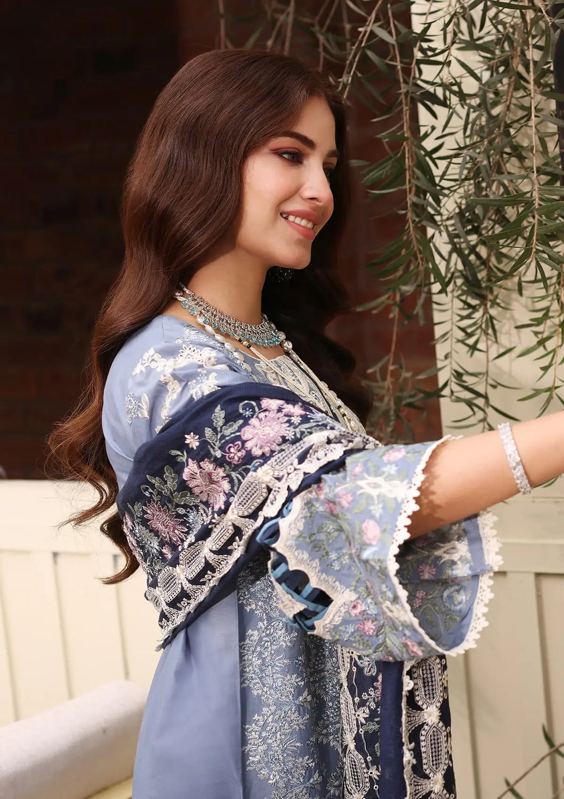 Kahf Premium | Festive Lawn 24 |KFL-04 KINZA -  Kahf Premium Luxury -  Saira Sultan