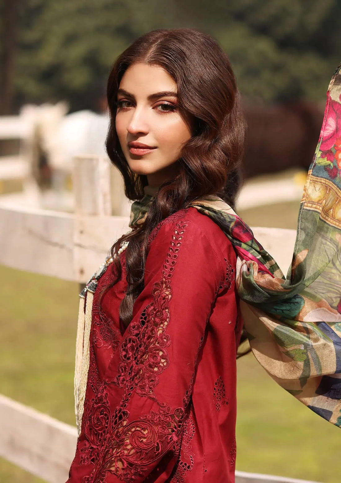 Kahf Premium | Festive Lawn 24 | KFL-02 ALORA -  Kahf Premium Luxury -  Saira Sultan