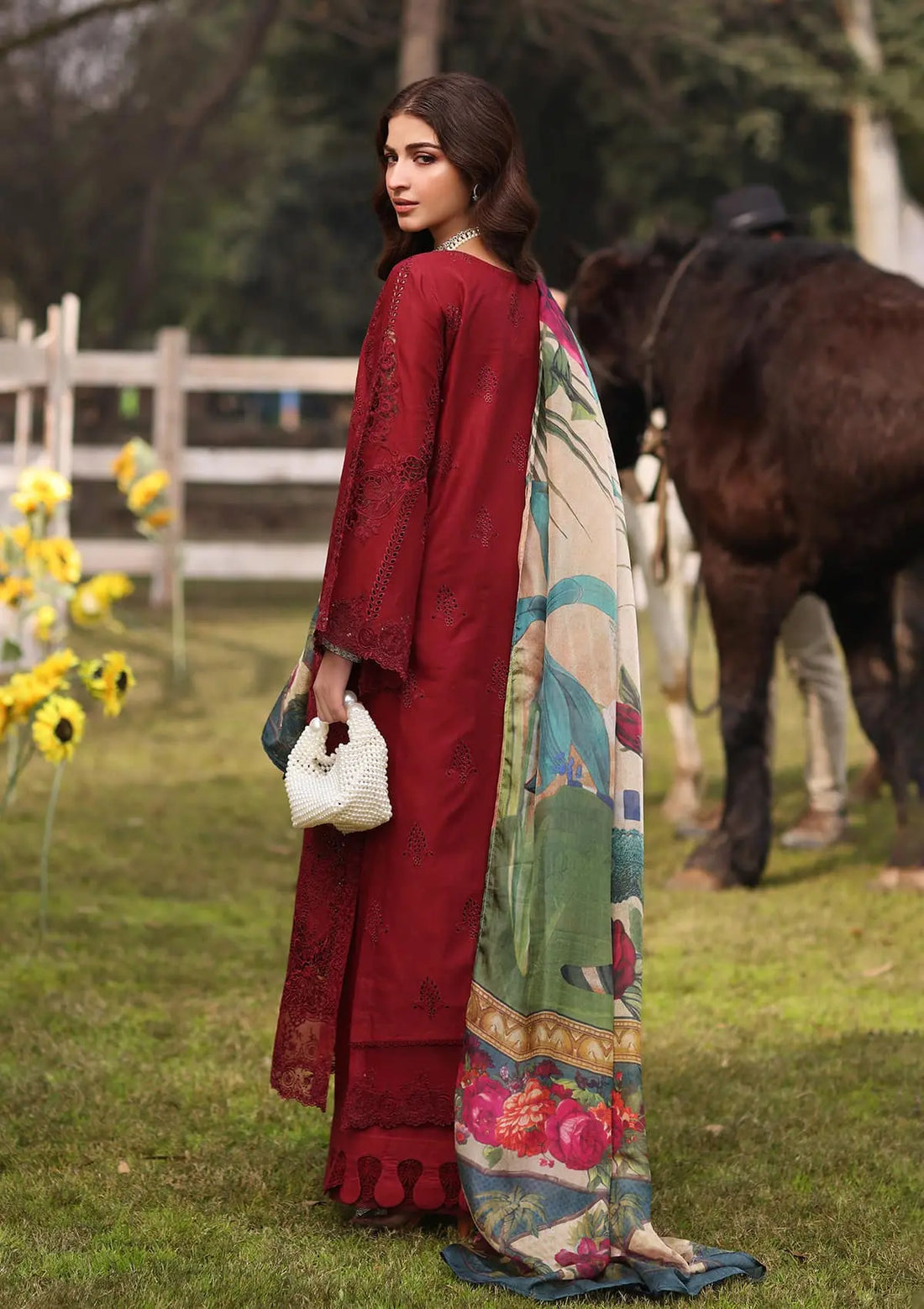Kahf Premium | Festive Lawn 24 | KFL-02 ALORA -  Kahf Premium Luxury -  Saira Sultan