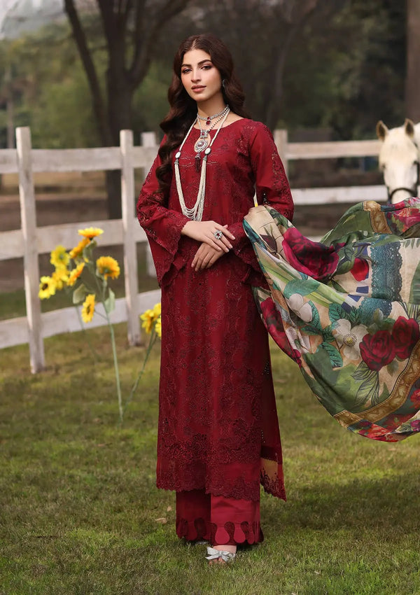 Kahf Premium | Festive Lawn 24 | KFL-02 ALORA -  Kahf Premium Luxury -  Saira Sultan