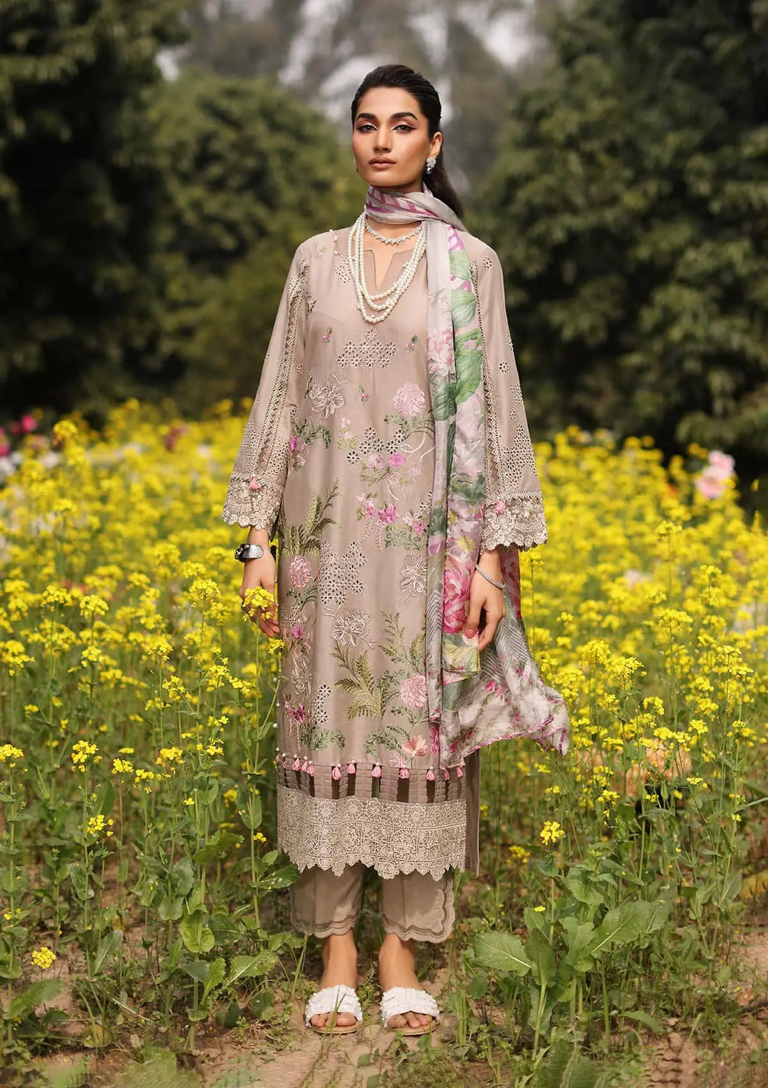 Kahf Premium | Festive Lawn 24 | KFL-12 HEER -  Kahf Premium Luxury -  Saira Sultan