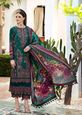 Kanwal Malik | Elysia Luxury Lawn 25 | Sierra S Bottle Green Lawn