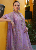 Kanwal Malik | Elysia Luxury Lawn 25 | Celia M Purple Gray Lawn