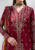 Kanwal Malik | Elysia Luxury Lawn 25 | Marina M Red Lawn