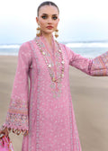 Kanwal Malik | Elysia Luxury Lawn 25 | Ariana L Rose Pink Lawn