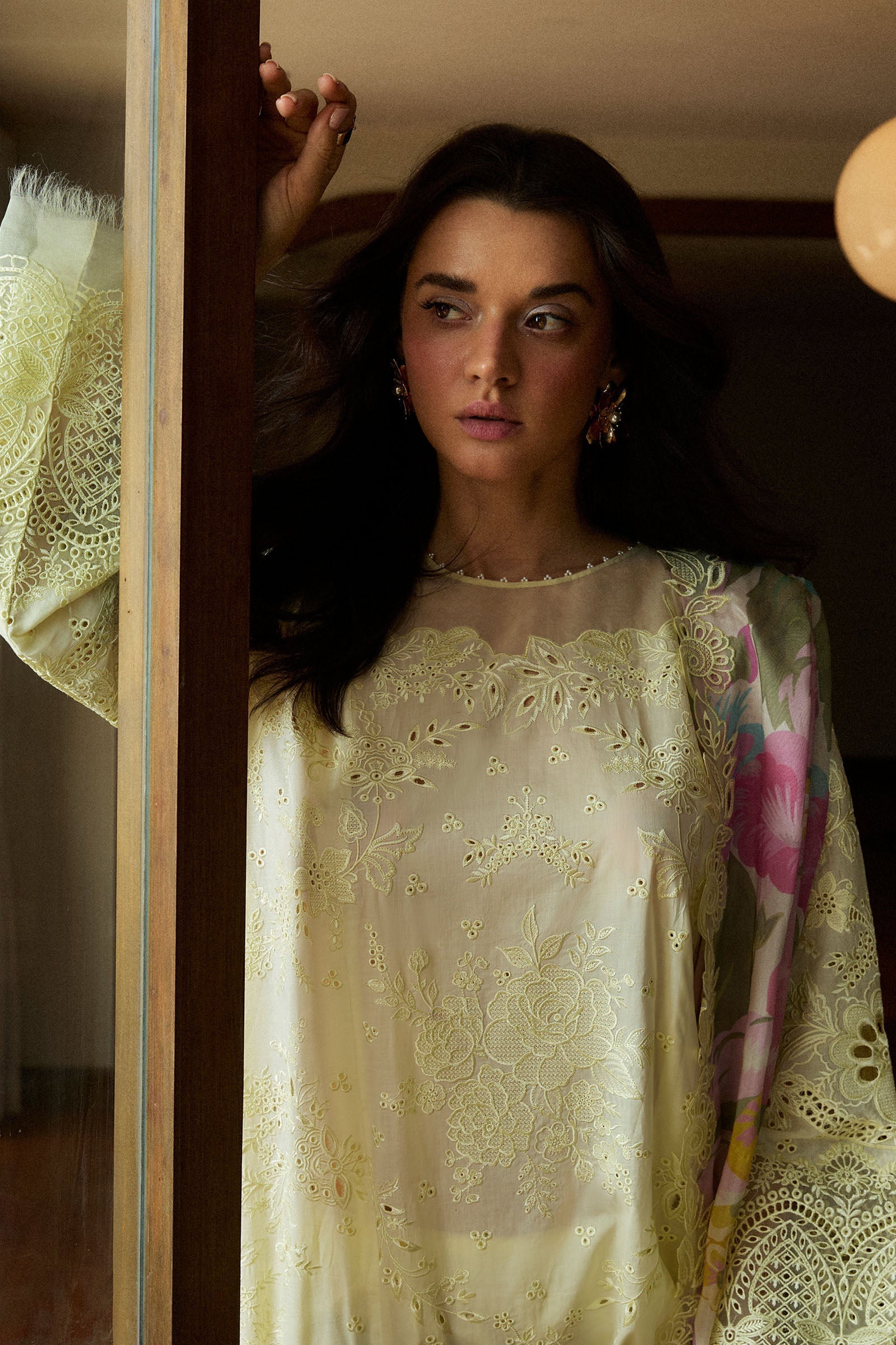 Zara Shahjahan | Satori 25 | Kaori-1B XL Pastel Yellow Lawn