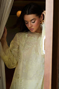 Zara Shahjahan | Satori 25 | Kaori-1B L Pastel Yellow Lawn