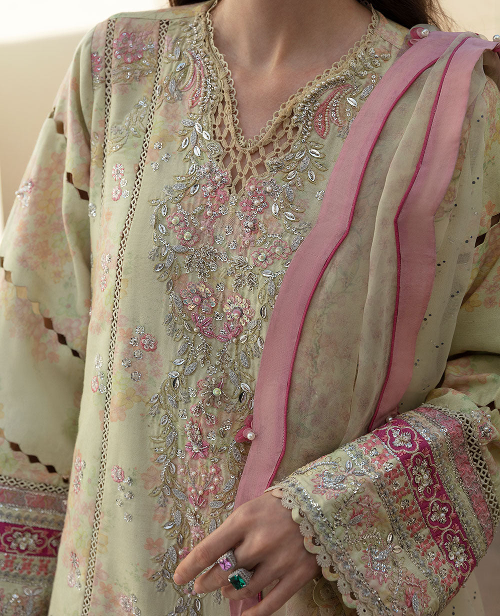 Republic Womenswear | Jeune Fille 24 | LF-167 - Pakistani Designer Dress - by Republic Womenswear | Type: Formal - 100% Original at Saira Sultan