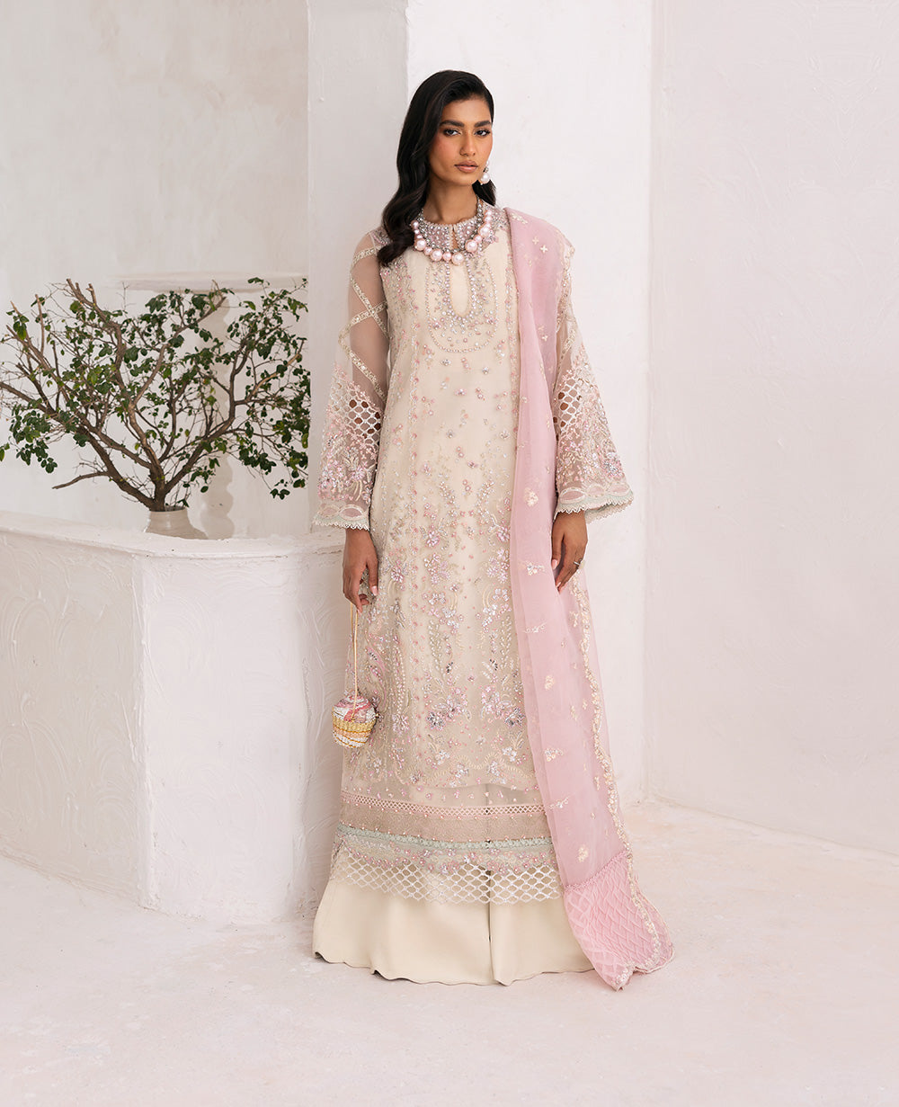 Republic Womenswear | Reve De Luxe 25 | LF-175 XS Ivory Organza