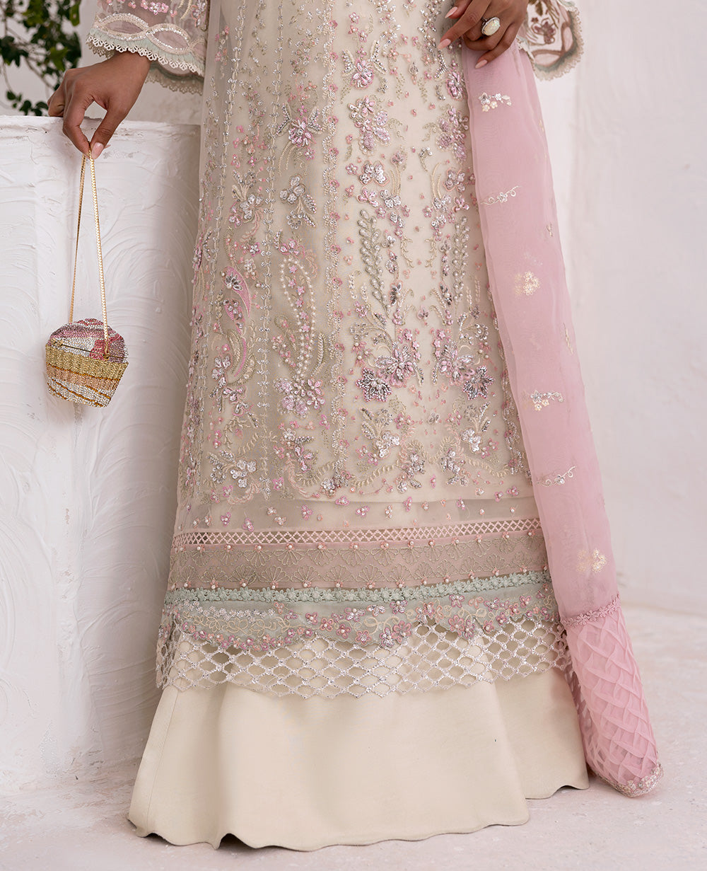 Republic Womenswear | Reve De Luxe 25 | LF-175 XS Ivory Organza