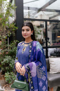 Afrozeh | Lawn 25 | Lumora L Blue Lawn