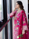 Mahnur | After Hours Luxury Lawn 25 | Laughter Lines XL Magenta Lawn