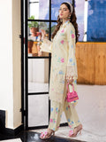 Mahnur | After Hours Luxury Lawn 25 | Lime Lush Custom Size Cream Lawn
