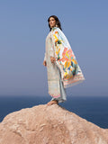 Mahnur | Sirena Luxury Lawn 25 | Luna Custom Size Ice Blue Lawn
