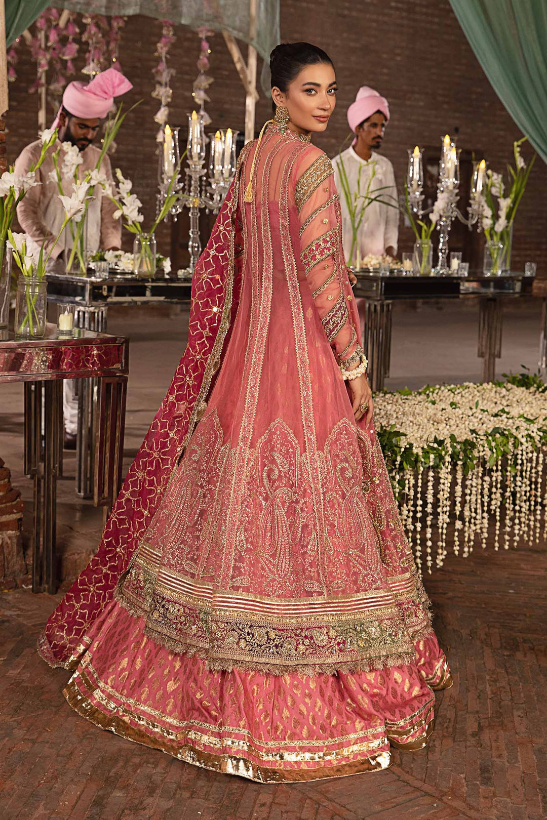 Maria B | Bridal Couture | Gulsum - Pakistani Designer Dress - by Maria B | Type: Ladies Clothes - 100% Original at Saira Sultan