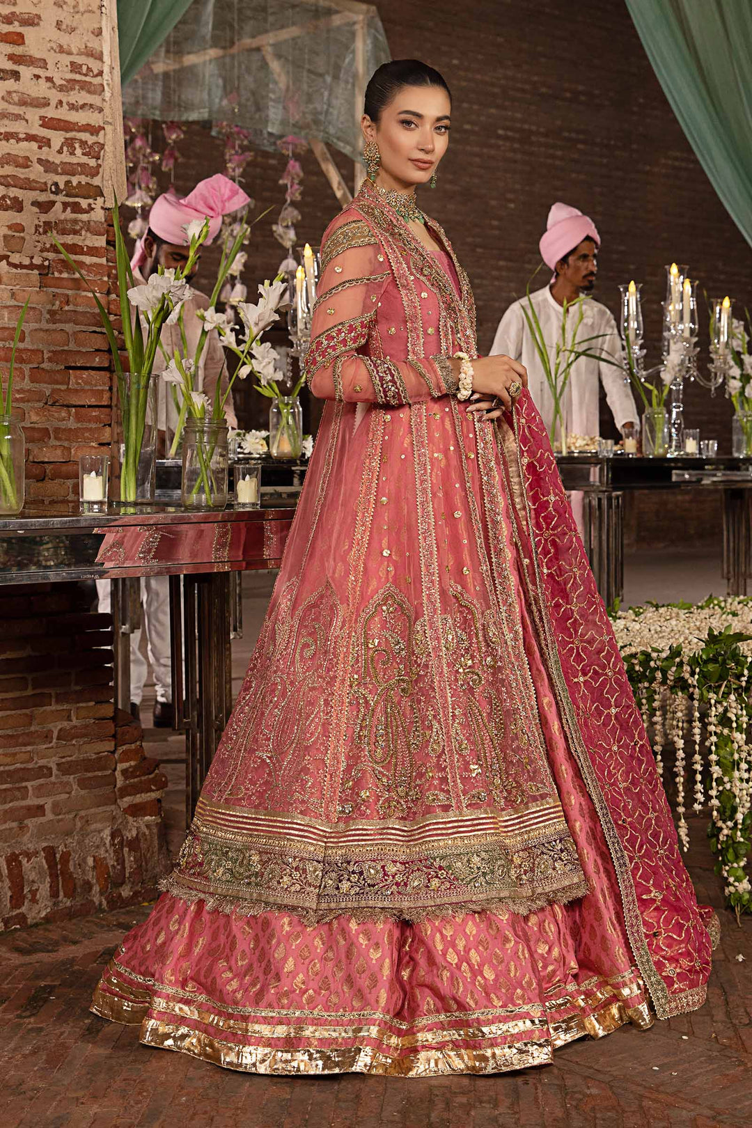 Maria B | Bridal Couture | Gulsum - Pakistani Designer Dress - by Maria B | Type: Ladies Clothes - 100% Original at Saira Sultan