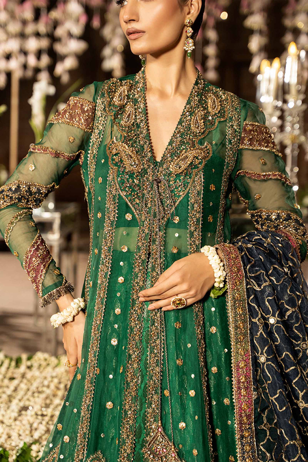 Maria B | Bridal Couture | Shyla - Pakistani Designer Dress - by Maria B | Type: Ladies Clothes - 100% Original at Saira Sultan