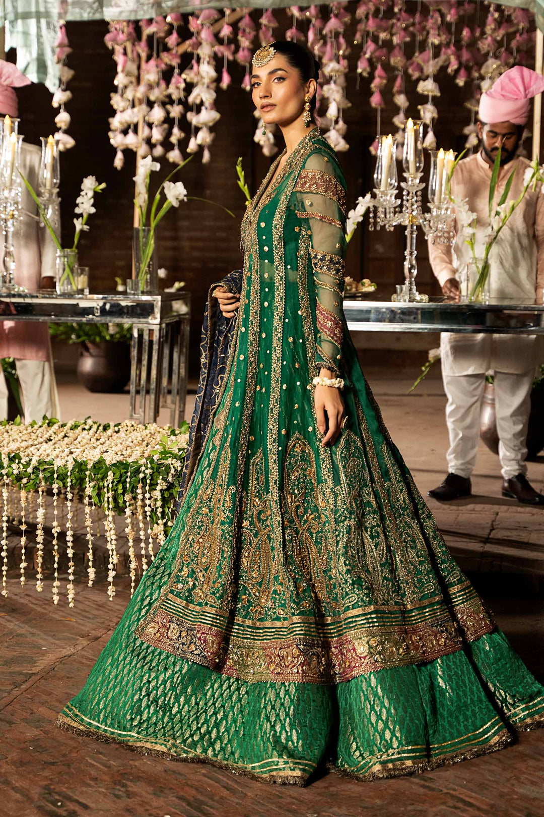 Maria B | Bridal Couture | Shyla - Pakistani Designer Dress - by Maria B | Type: Ladies Clothes - 100% Original at Saira Sultan