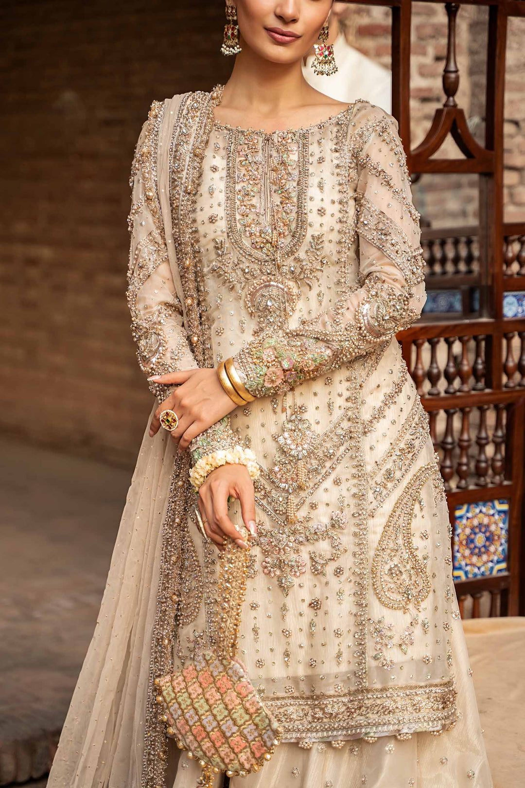 Maria B | Bridal Couture | Ishtar - Pakistani Designer Dress - by Maria B | Type: Ladies Clothes - 100% Original at Saira Sultan