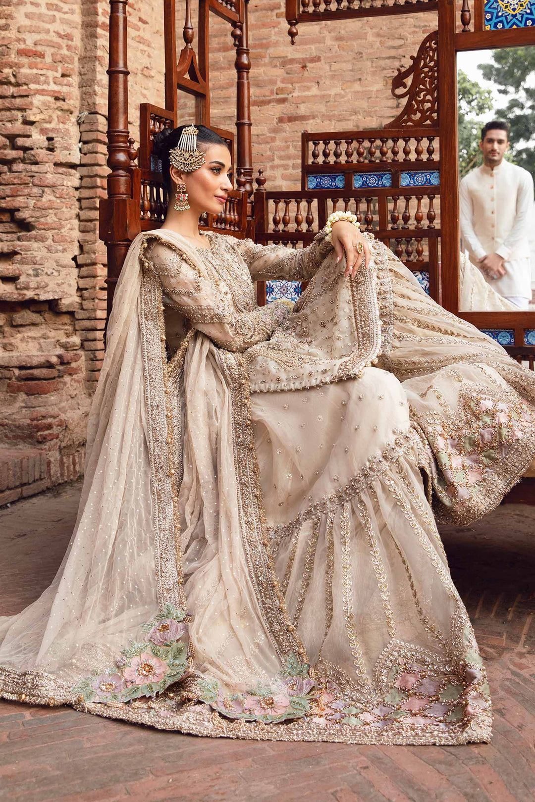 Maria B | Bridal Couture | Ishtar - Pakistani Designer Dress - by Maria B | Type: Ladies Clothes - 100% Original at Saira Sultan